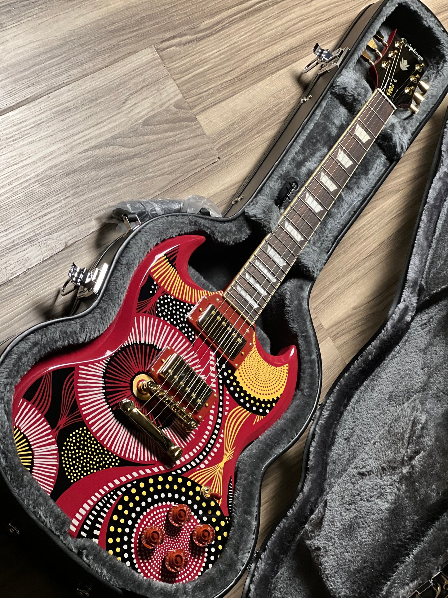 Epiphone SG Fatoumata Diawara in Ember Red w/Graphic 25071522528