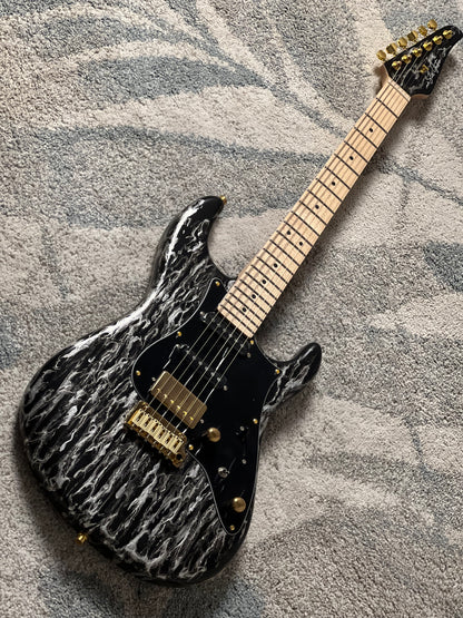 SLX X Dhatarattha Custom DST in Black Shmear with Maple FB