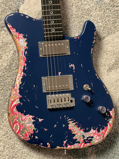 Dhatarattha Performance DTL HH in Navy Blue Over Pink Paisley with RW FB
