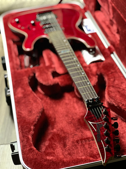 Ibanez KIKO100 Kiko Loureiro Signature in Transparent Ruby Red F2600386