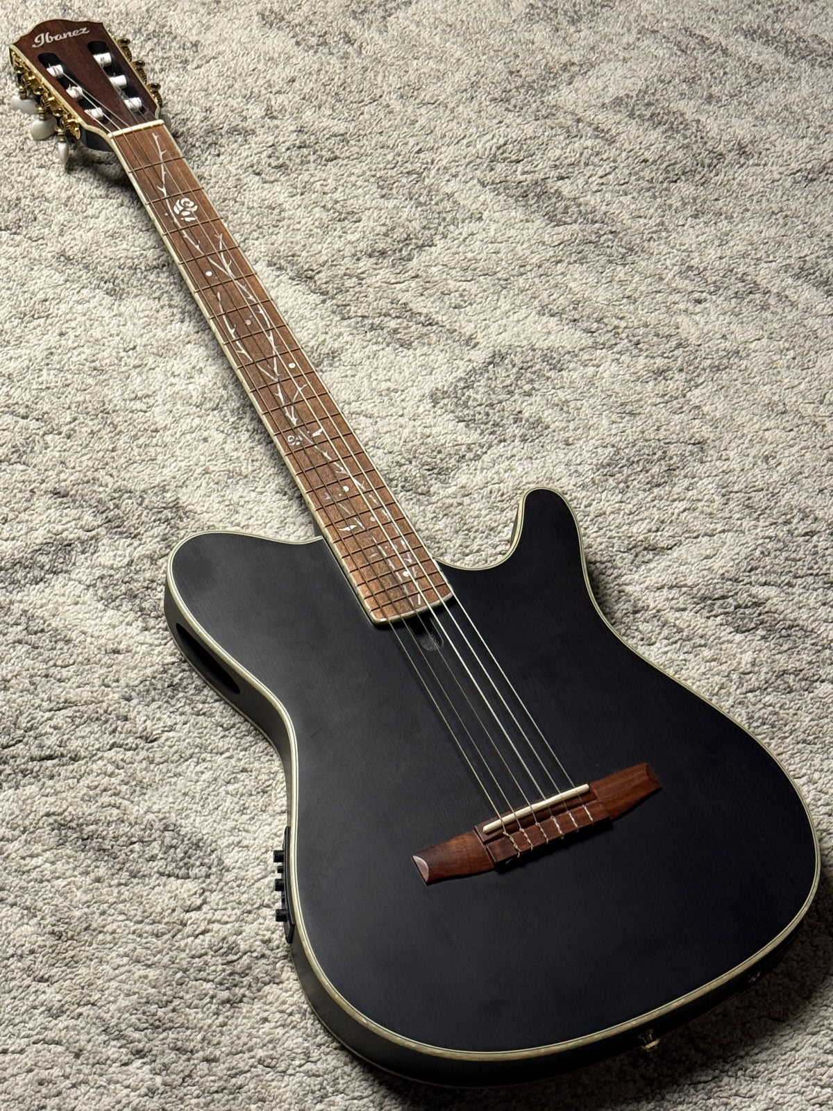 Ibanez TOD10N-TKF Tim Henson Signature Nylon in Transparent Black Flat 5B01PW240300700 (USED)