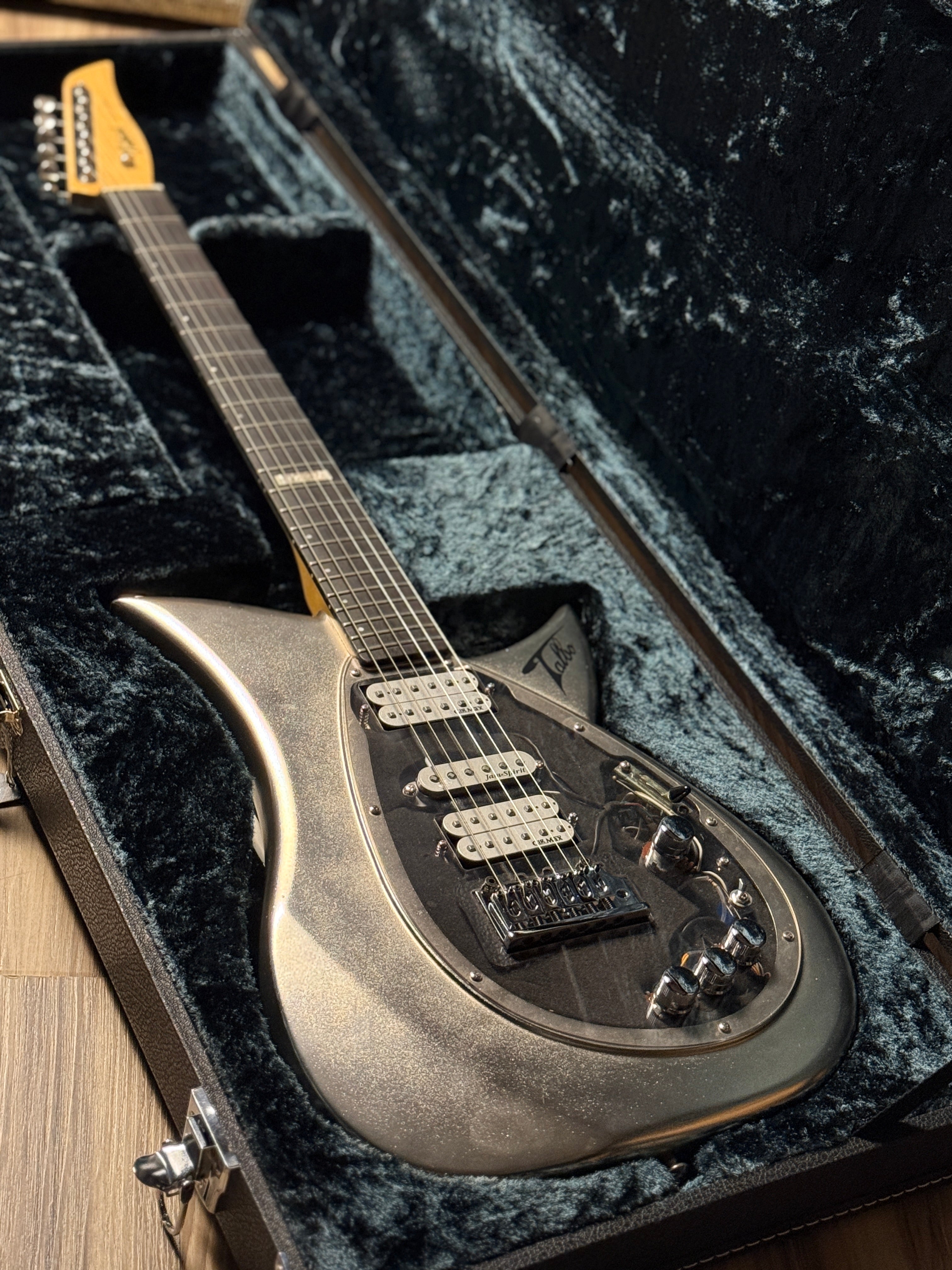 Tokai Talbo Blazing Fire 50th Anniversary in Silver Custom Shop