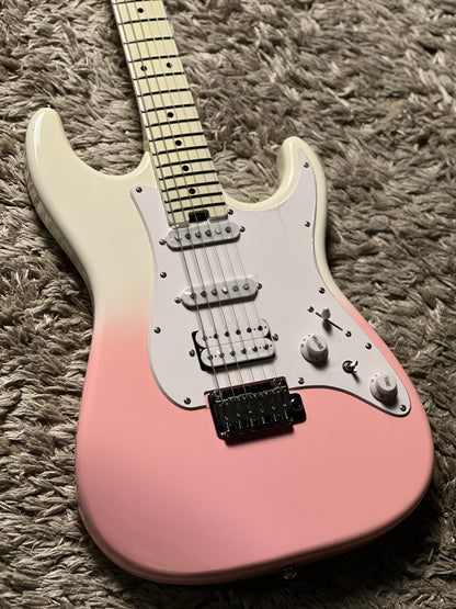 Soloking MS-1 Classic MKII in White Pink Burst with White Neck Nafiri Special Run