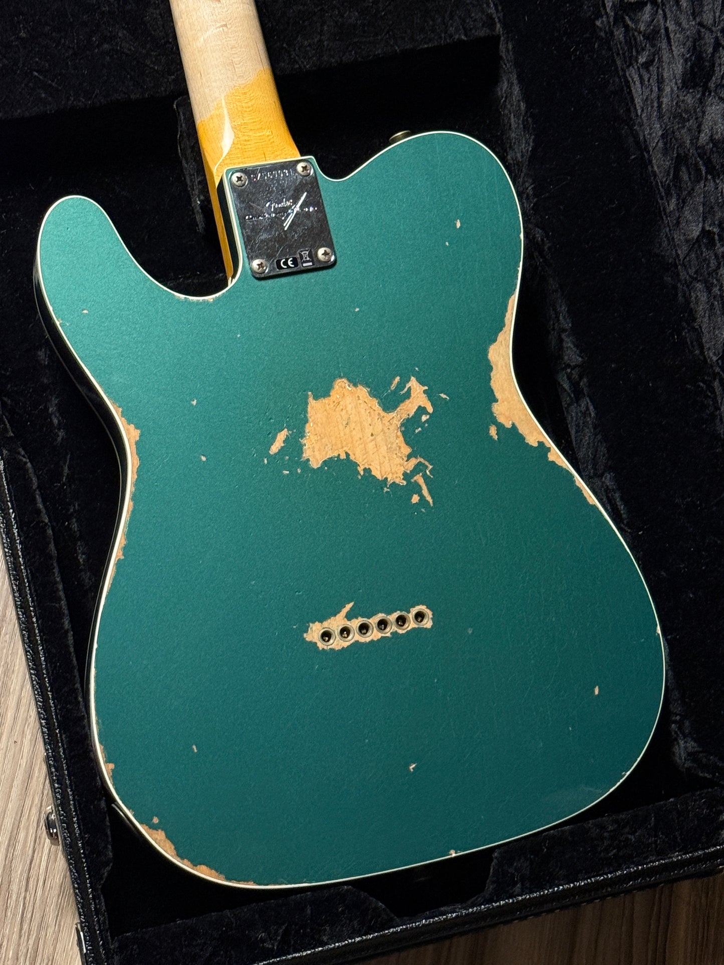 Fender Custom Shop 1965 Telecaster Heavy Relic with Quartersawn Maple in Aged Sherwood Green Metallic