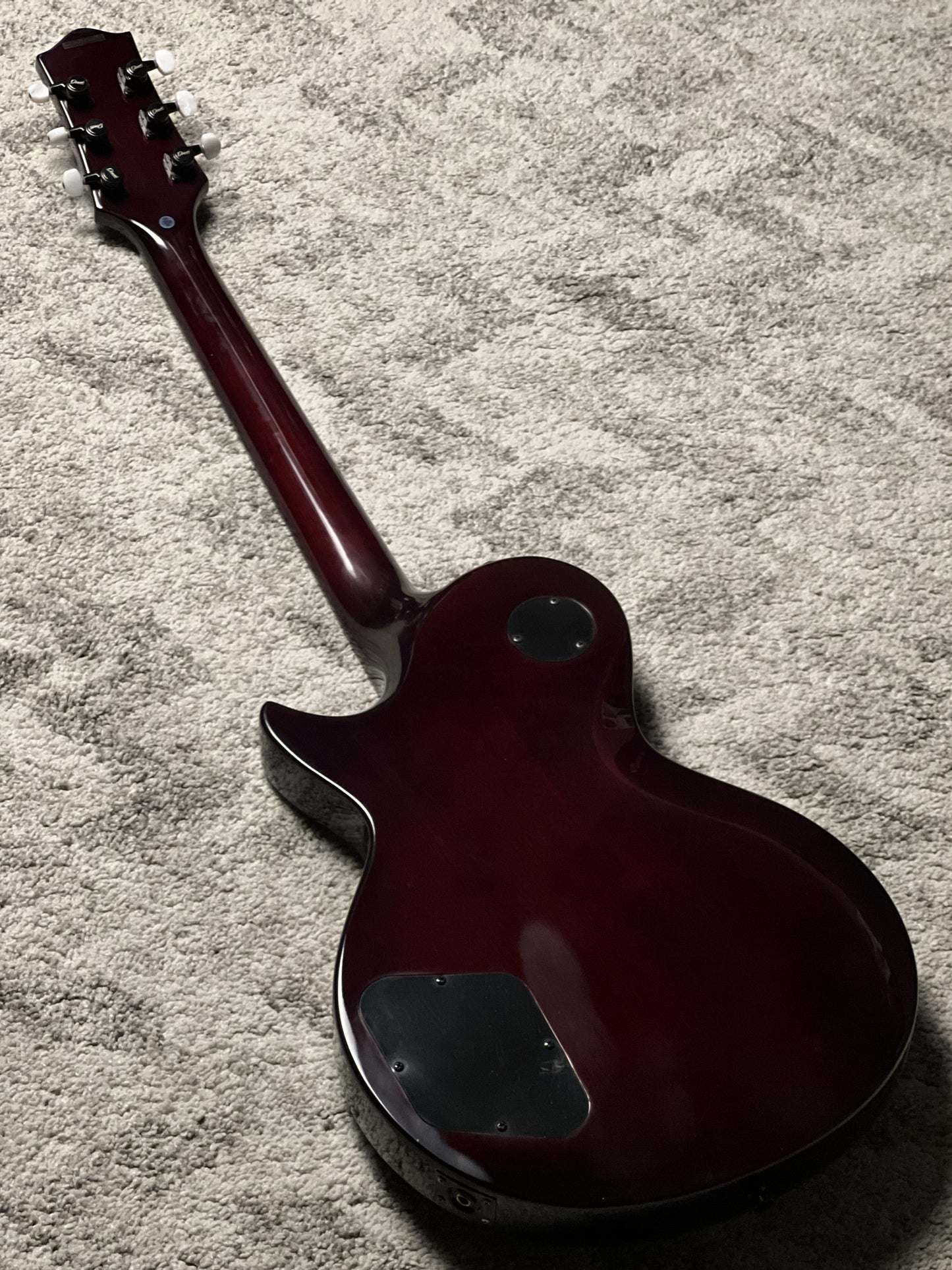 Dhatarattha Custom DLP in Purple Wipeout with 5A Quilt Top