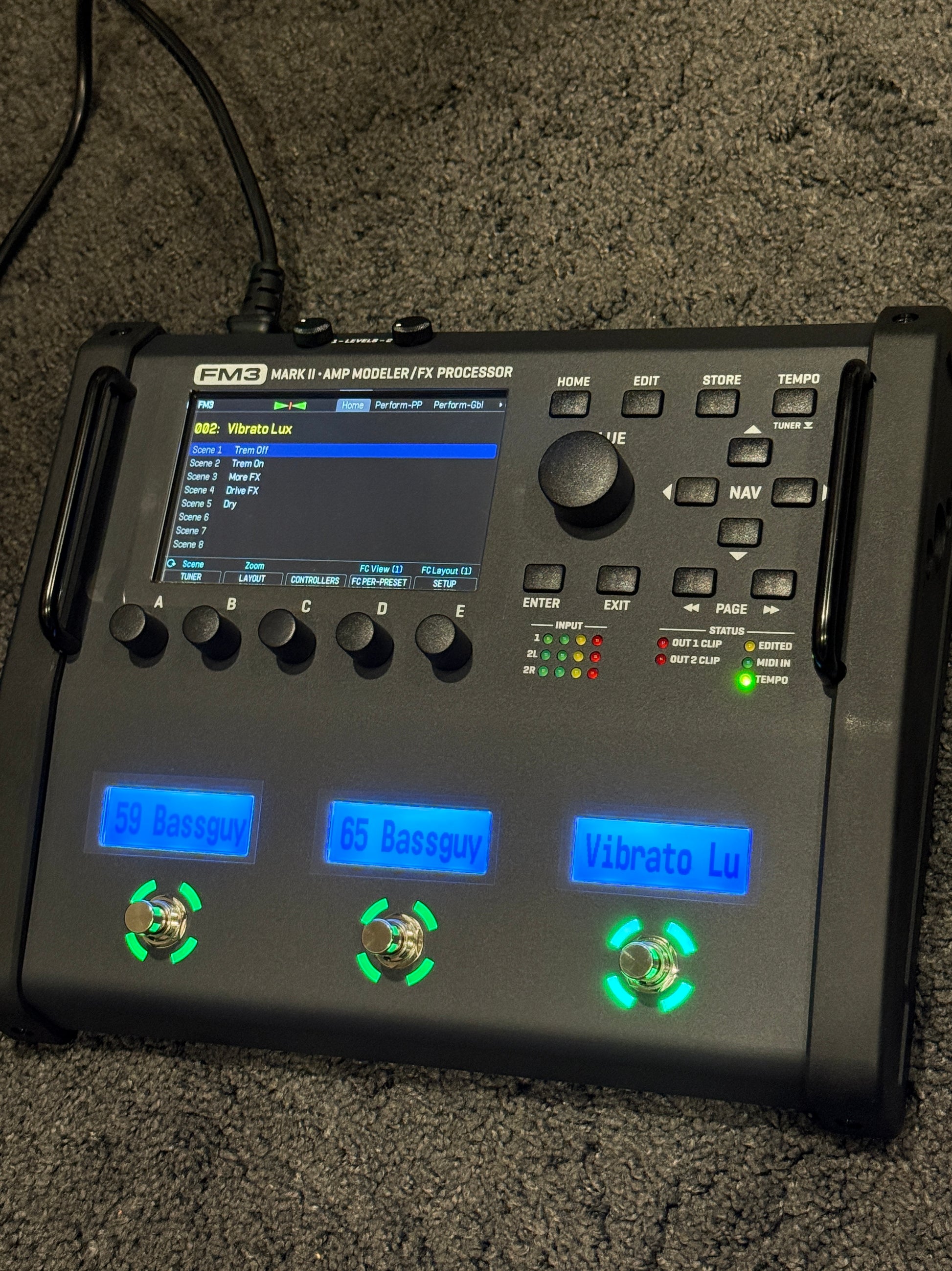 fm3 guitar pedal Fractal FM3 MKII Turbo Amp Modeler/FX Processor – nafiriguitar.com