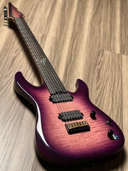 Shijie JA-7 Custom Shop in Transparent Purple Burst 2403