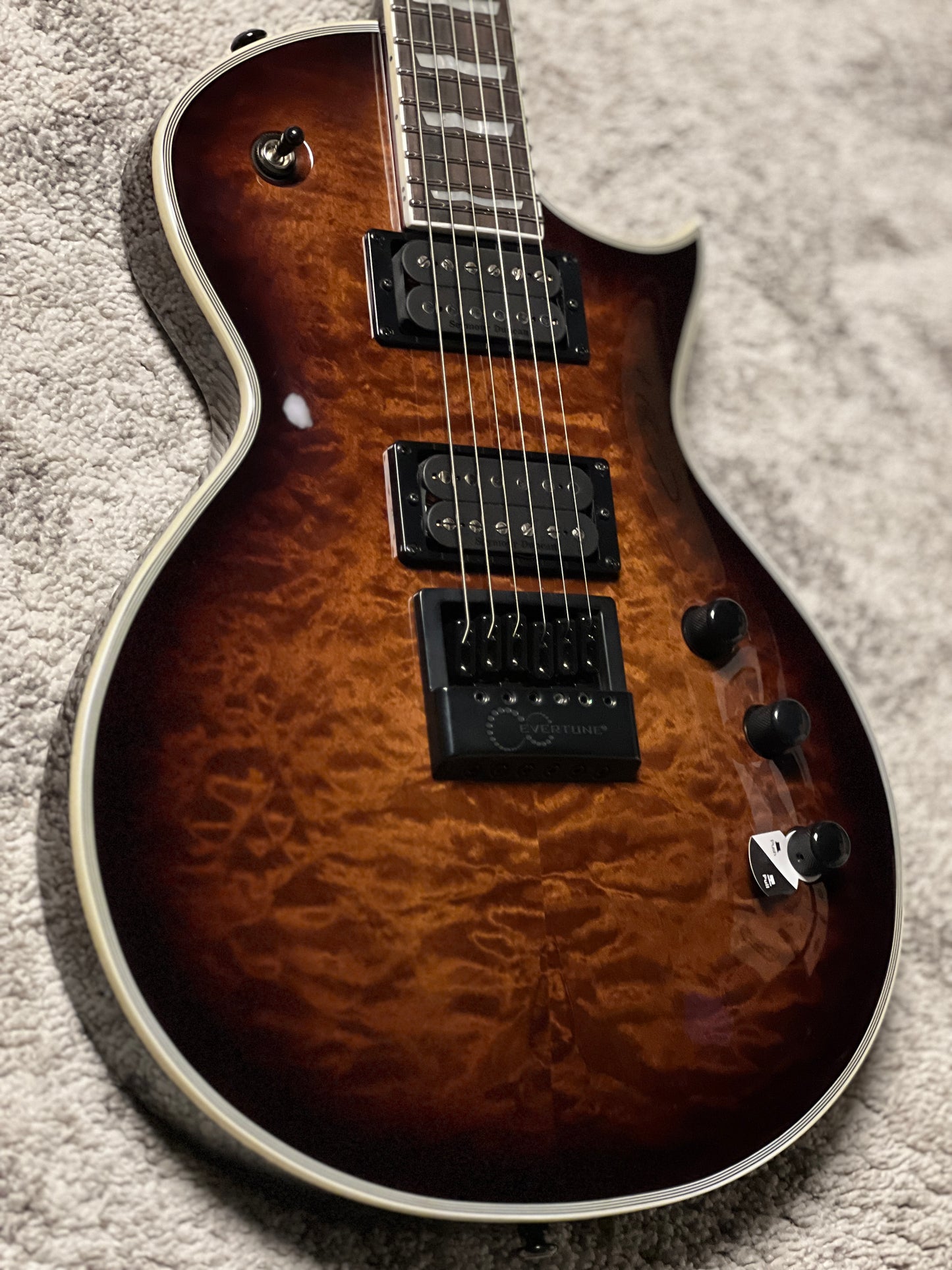 ESP LTD EC-1000 Evertune in Dark Brown Sunburst