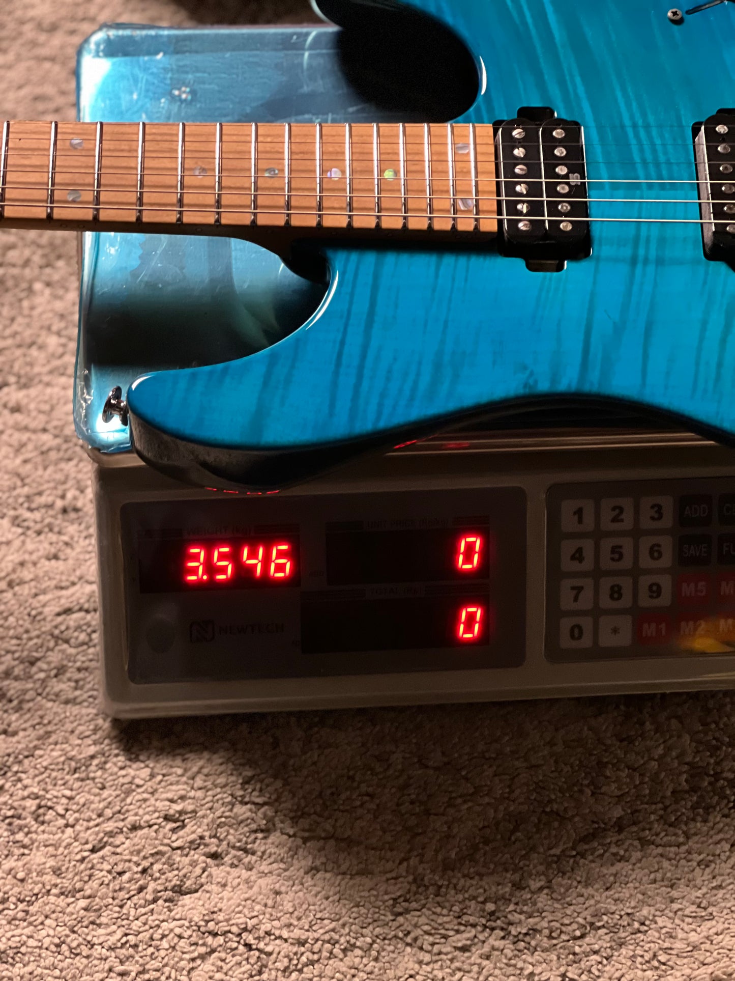 Ibanez Martin Miller Signature MM1 - Transparent Aqua Burst
