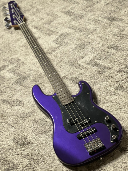 ESP LTD Surveyor 87 Bass Guitar in Dark Metallic Purple W23060091
