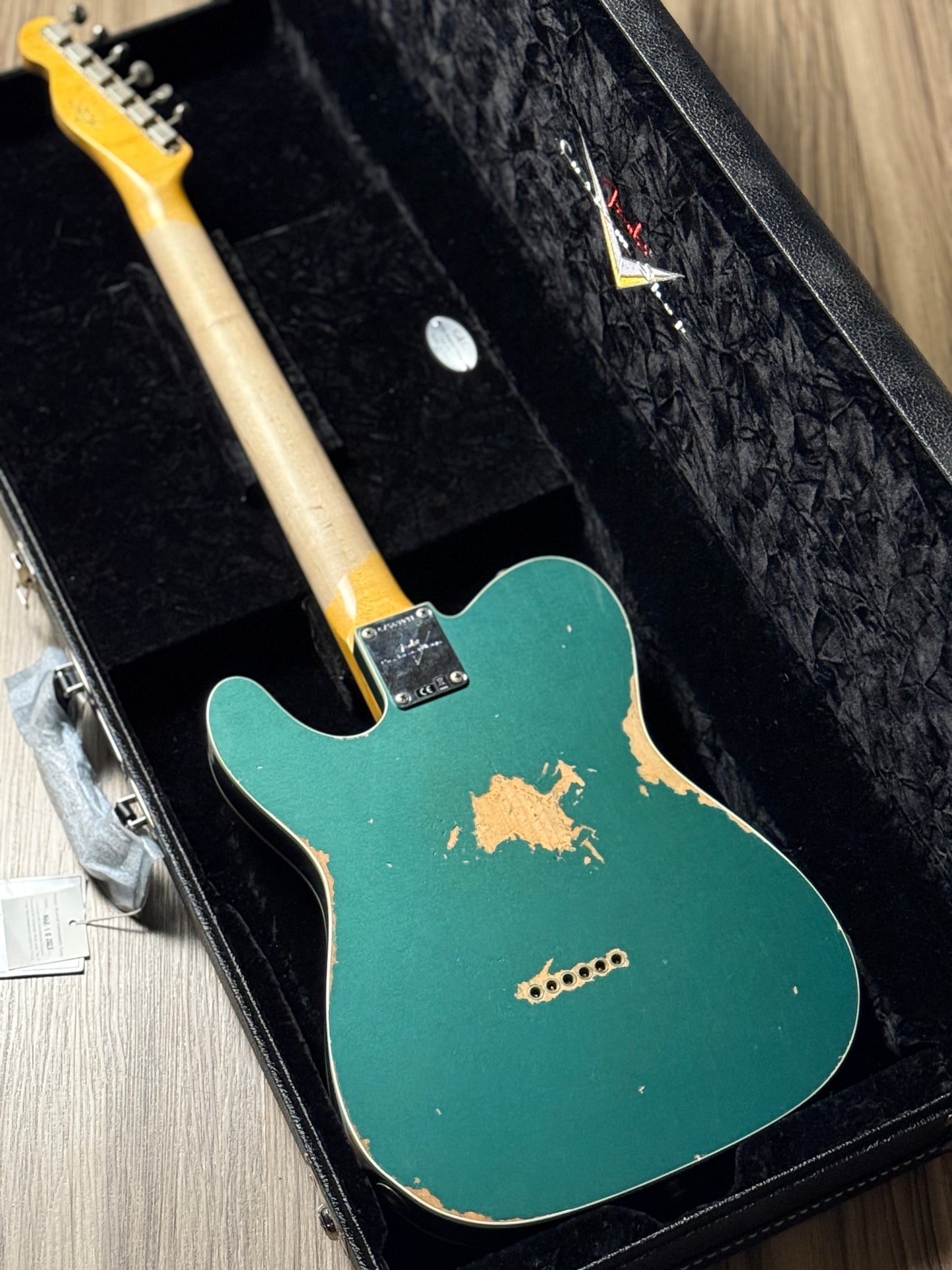 Fender Custom Shop 1965 Telecaster Heavy Relic with Quartersawn Maple in Aged Sherwood Green Metallic