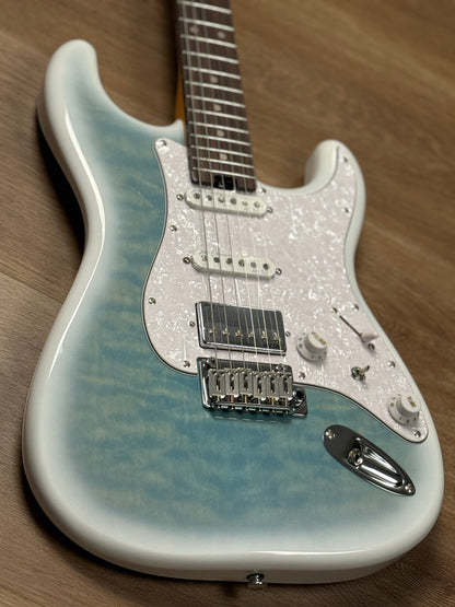 Soloking MS-1 Artisan Quilt with Rosewood FB in Larimar Nafiri Special Run