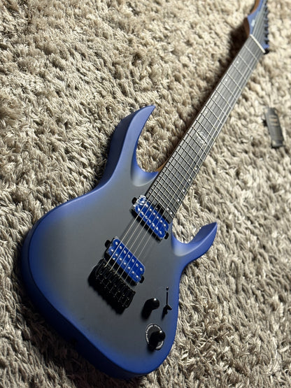 SQOE SEIB7S 7 String in Satin Neon Blue
