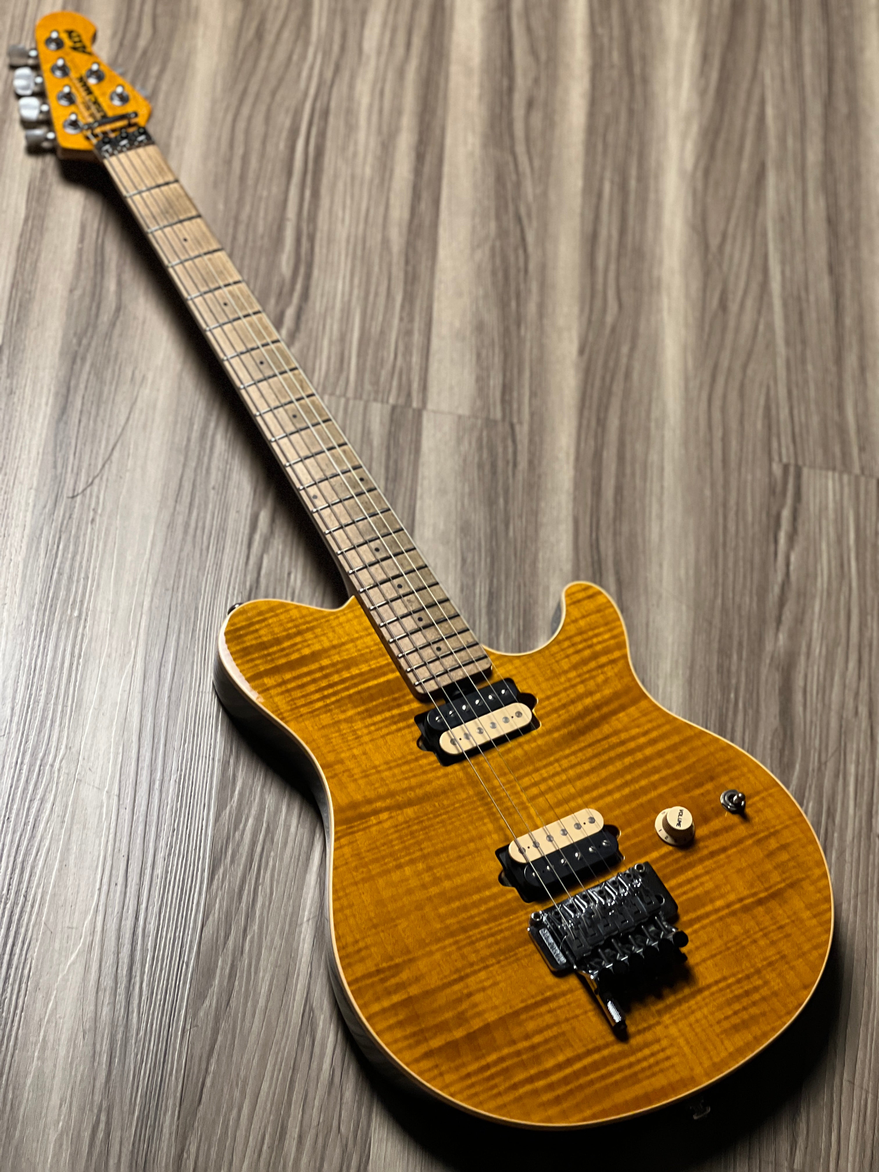 Music Man Axis Trans Gold Flame G84595 (USED) – nafiriguitar.com