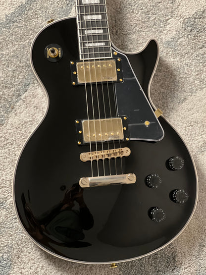Soloking SLC60 MKII in Black Beauty with Gold Hardware (Altered Headstock)