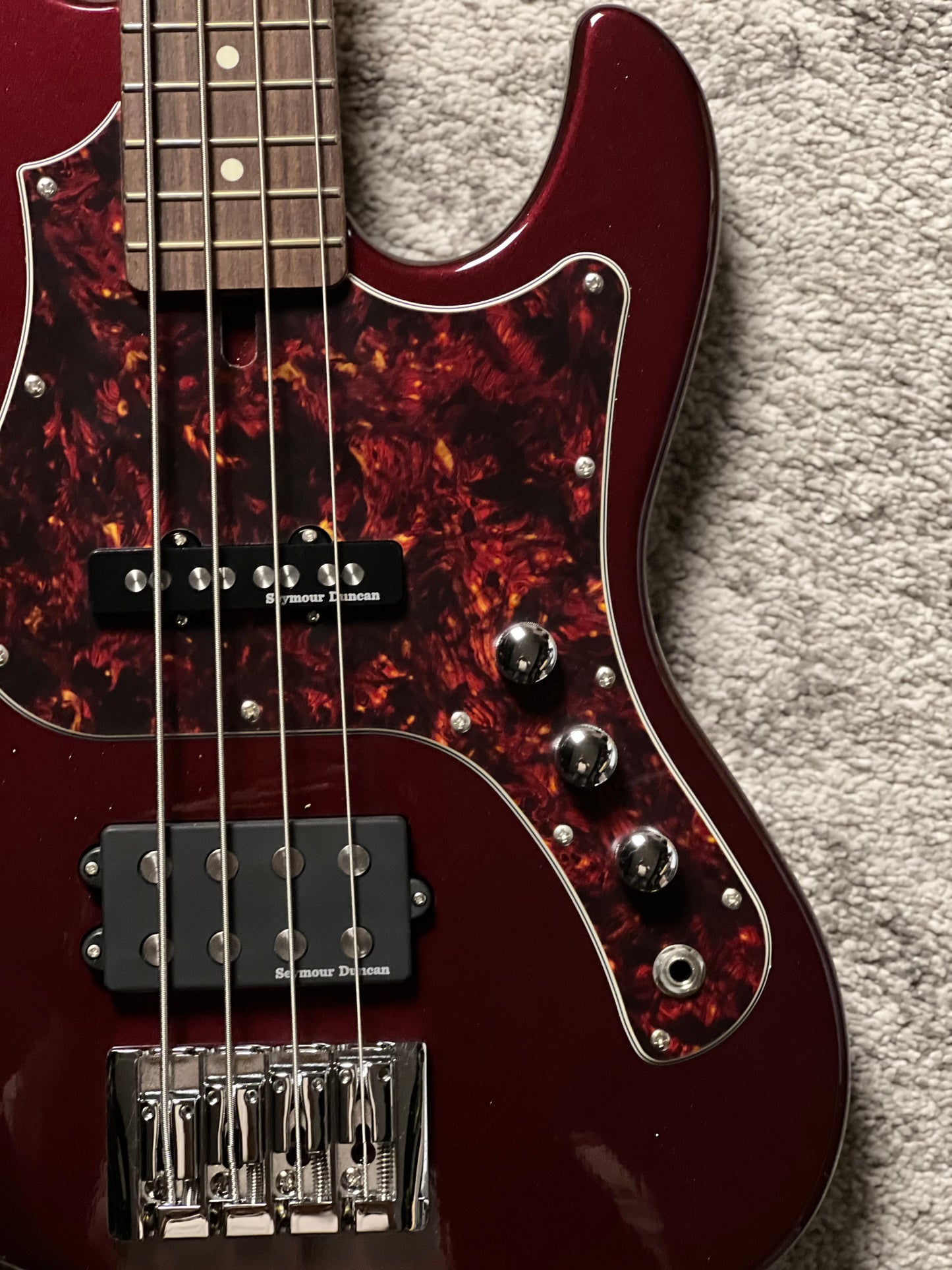 Fujigen FGN Mighty Jazz JMJ2-AL- R/AZM in Azuki Metallic