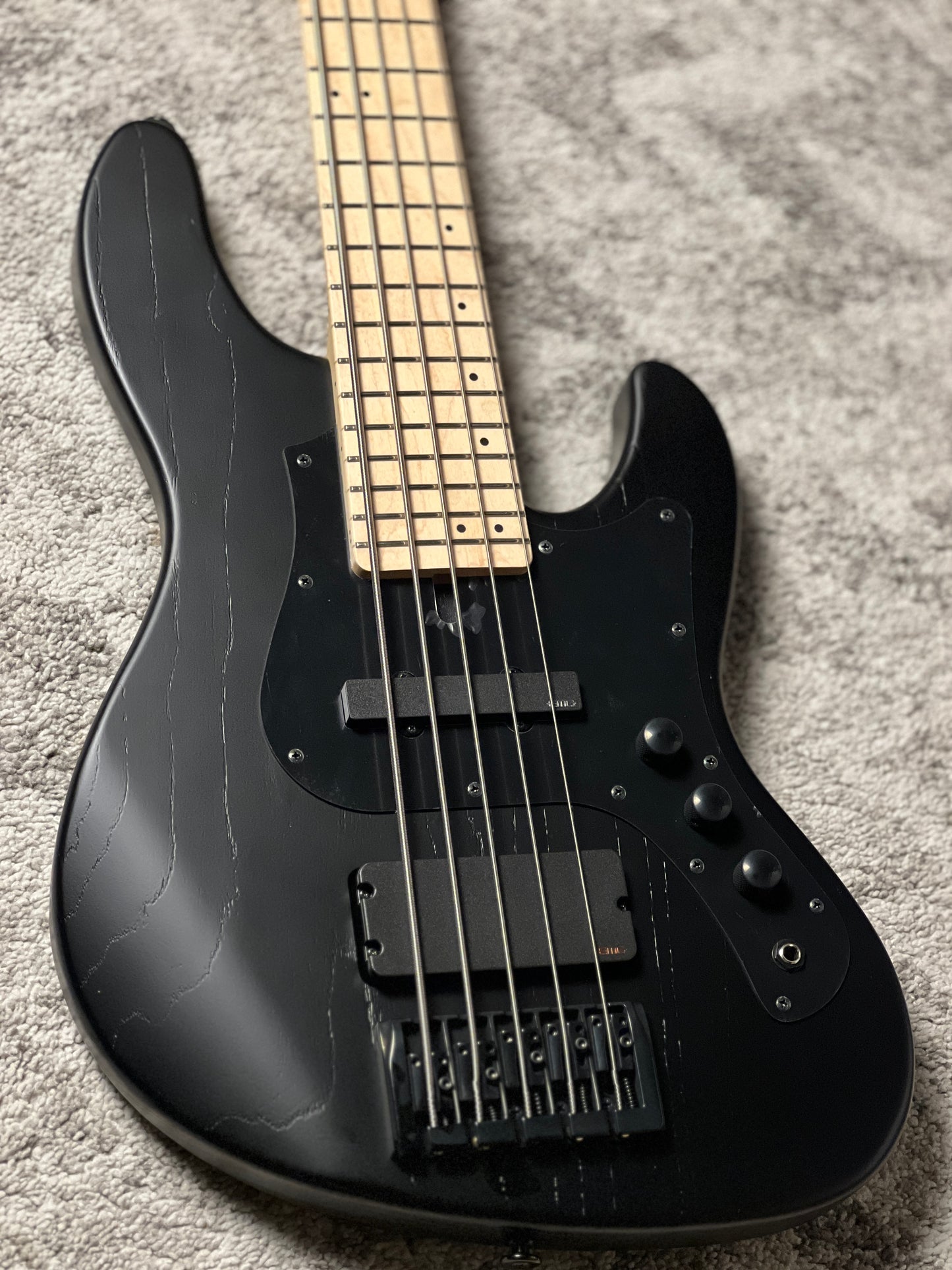 Fujigen FGN Mighty Jazz JMJ52-ASH-DEM/OPB in Open Pore Black
