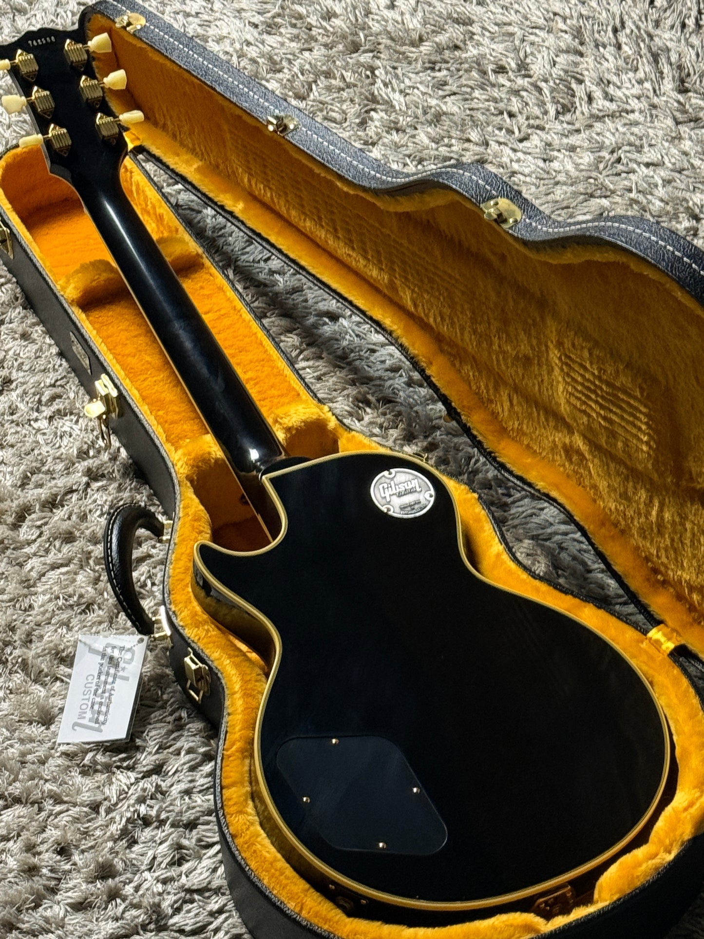 Gibson 1957 Les Paul Custom Reissue 3-Pickup Bigsby in Ebony w/Case 742580