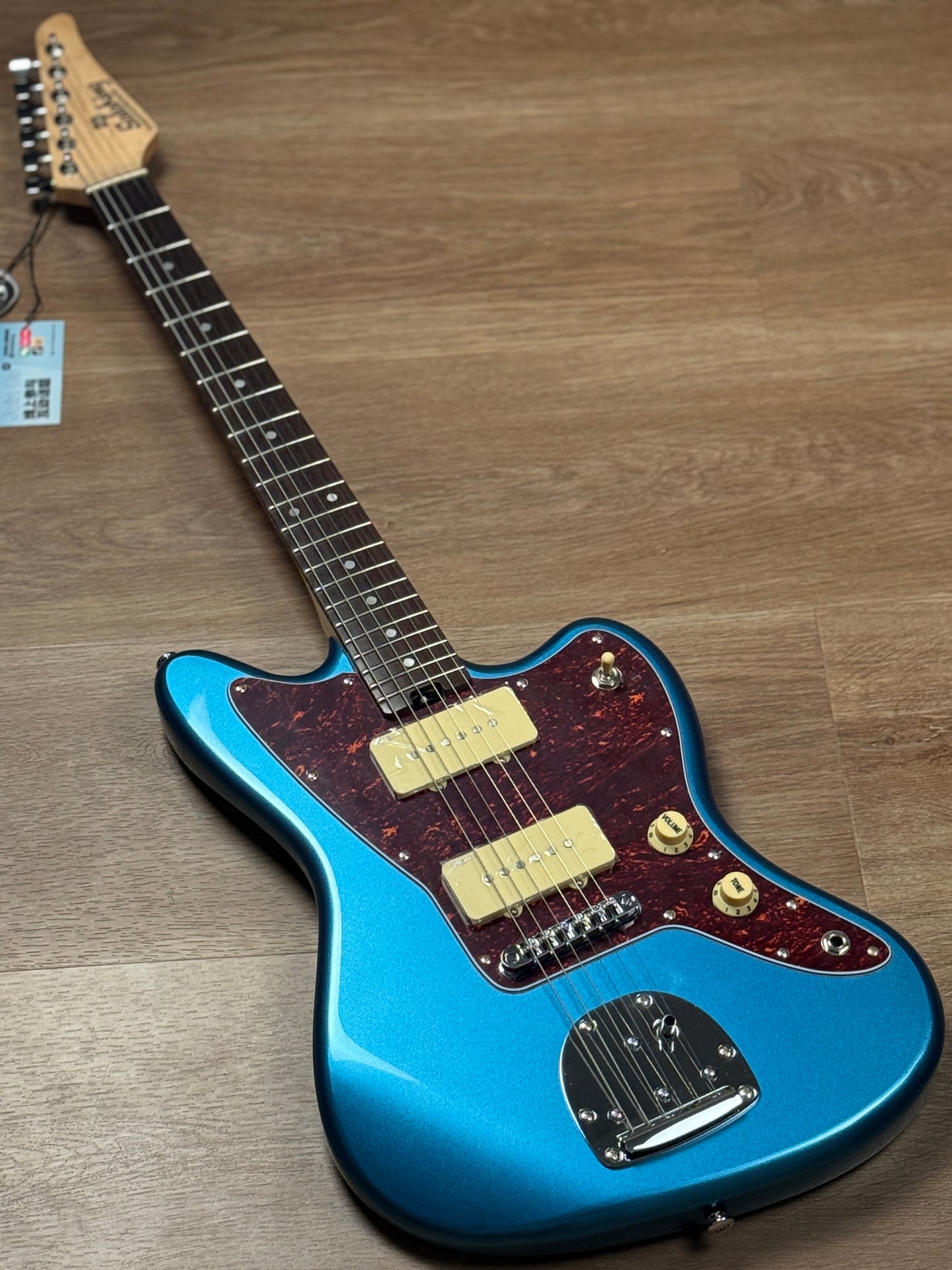 Soloking JM-1 Offset Special with Rosewood FB in Lake Placid Blue