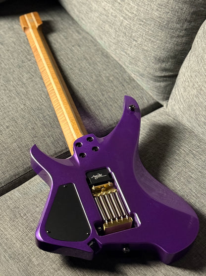 Aguda Black Hole in Cosmic Purple Metallic with Flame Maple Neck Nafiri Special Run
