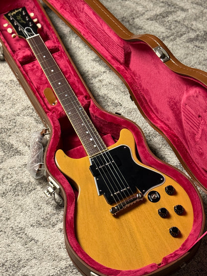 Epiphone 1960 Les Paul Special Double Cut Reissue in TV Yellow with Case 25041523519