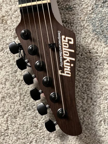 Soloking MJM-1 Custom HH with Fishman Fluence and Wenge Neck in Driftwood Black