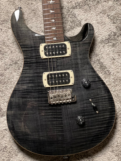 PRS SE Custom 24 Flame in Gray Black