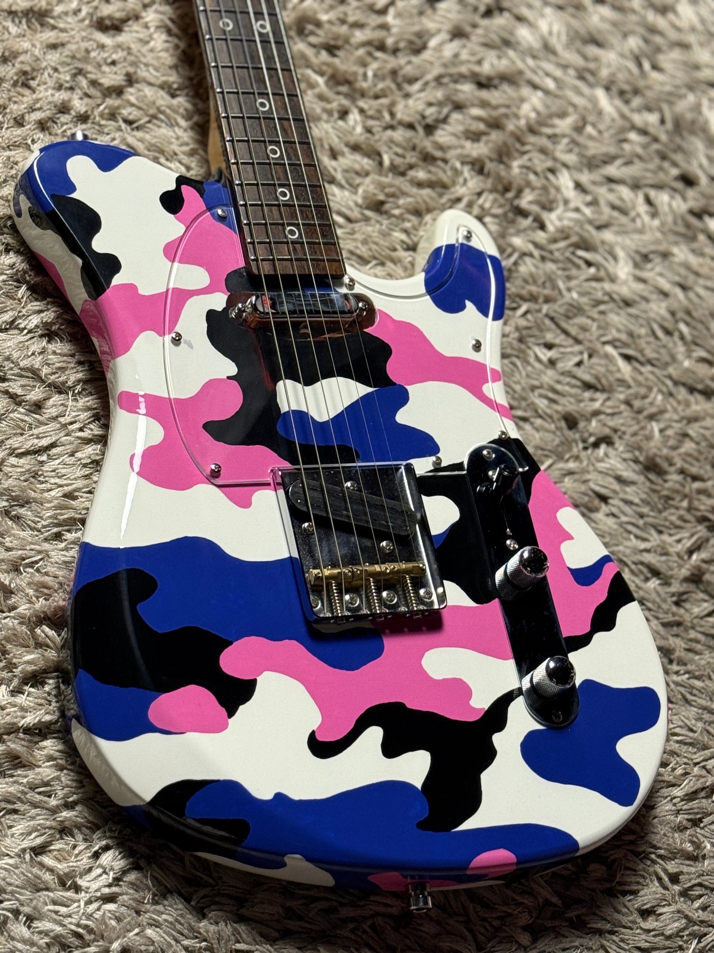 Dhatarattha Custom DTL Artist Hand Paint "Purple Camo"
