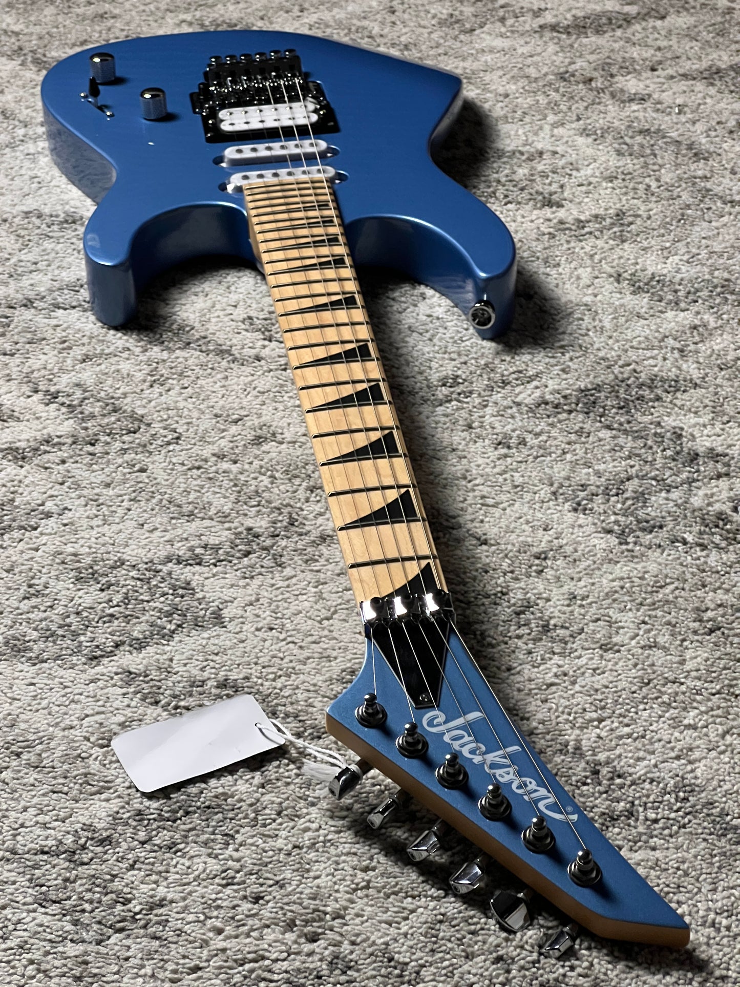 Jackson X Series DK3XRM HSS with Maple FB in Frostbyte Blue