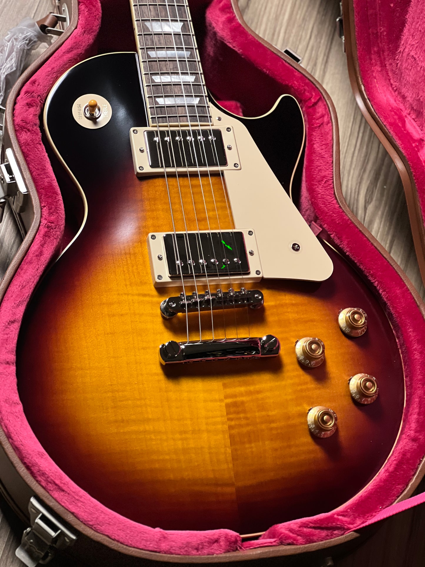 Epiphone 1959 Les Paul Standard Reissue in Washed Bourbon Burst w/Case 25011520083