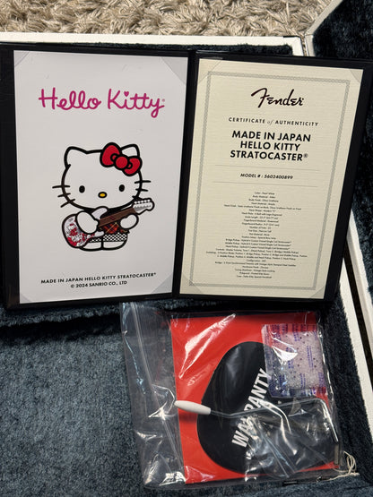 Fender Japan Limited Edition Hello Kitty Stratocaster with Case