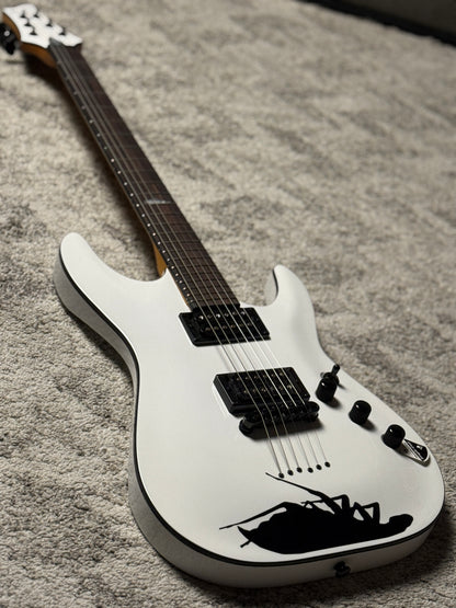 Schecter C-1 Jerry Horton 25th Anniversary in White W26010935