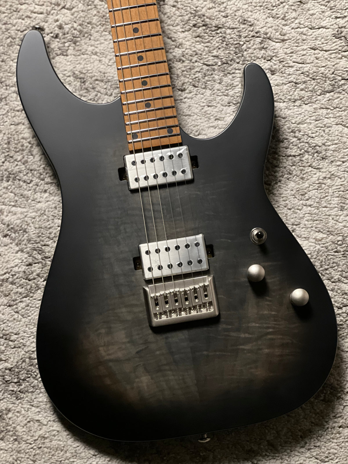 Schecter C-1 Standard Plus in Trans Black Burst