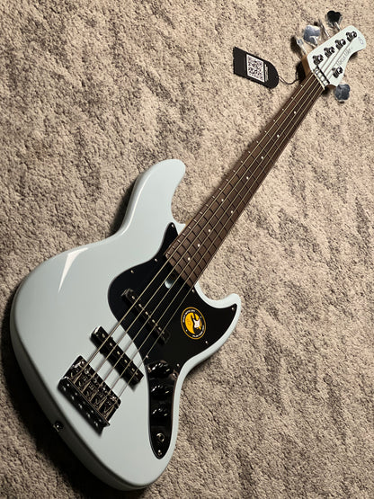Sire Marcus Miller V3P Passive 5-String Bass Guitar in Sonic Blue