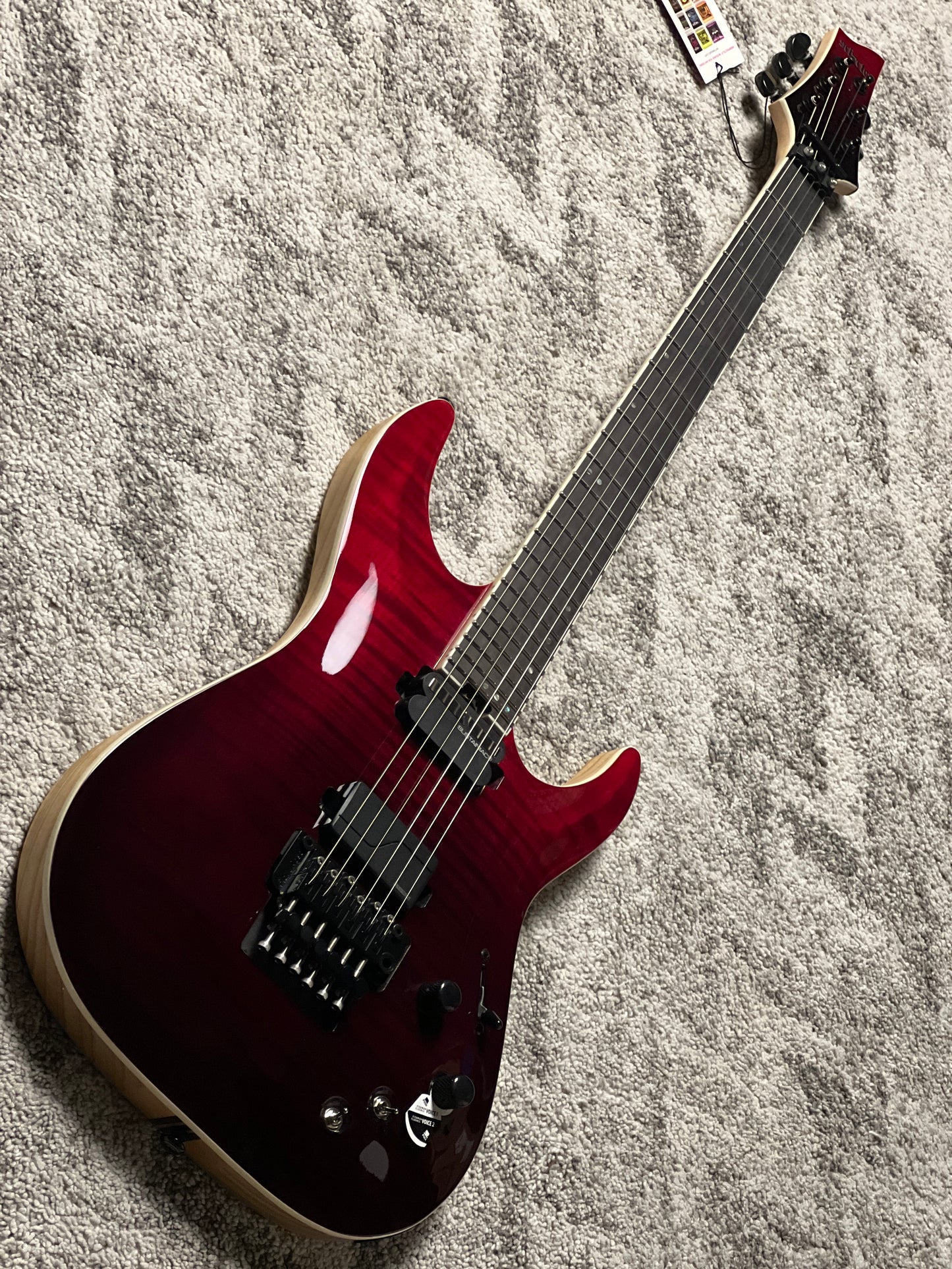 Schecter C-1 FR S SLS Elite in Blood Burst W24111229