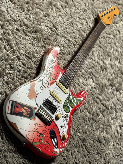 Dhatarattha Classic DST HSS 1967 "Monterey" with Rosewood FB and Nitrocellulose Lacquer Relic