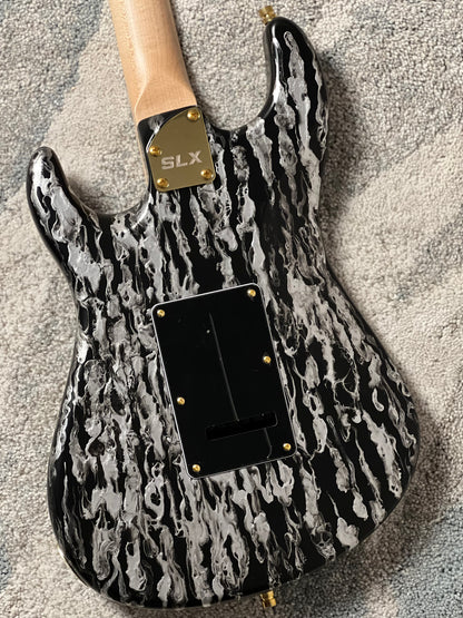 SLX X Dhatarattha Custom DST in Black Shmear with Maple FB