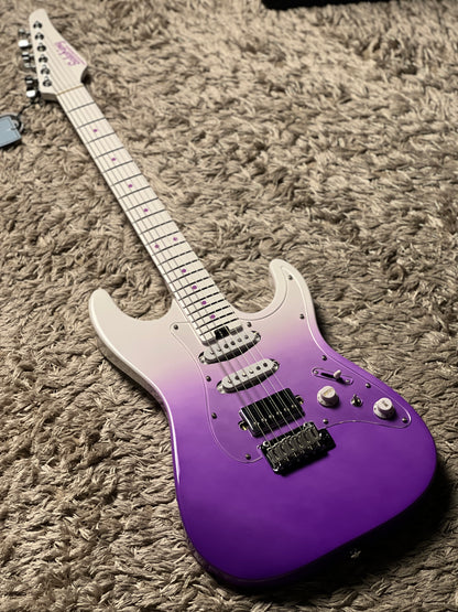 Soloking MS-2 Special in Royal Purple Fade with White Neck Limited Edition