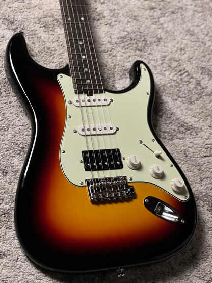 Saito S-622CS SSH Heritage with Rosewood in 3-Tone Sunburst with Mint Green PG 253195