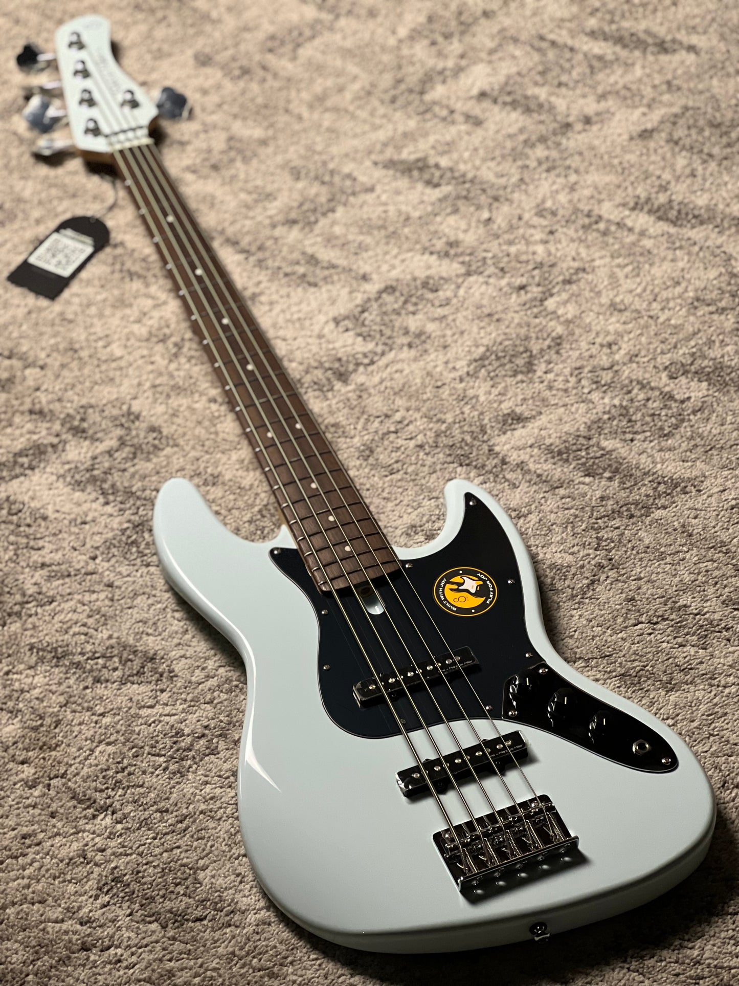 Sire Marcus Miller V3P Passive 5-String Bass Guitar in Sonic Blue