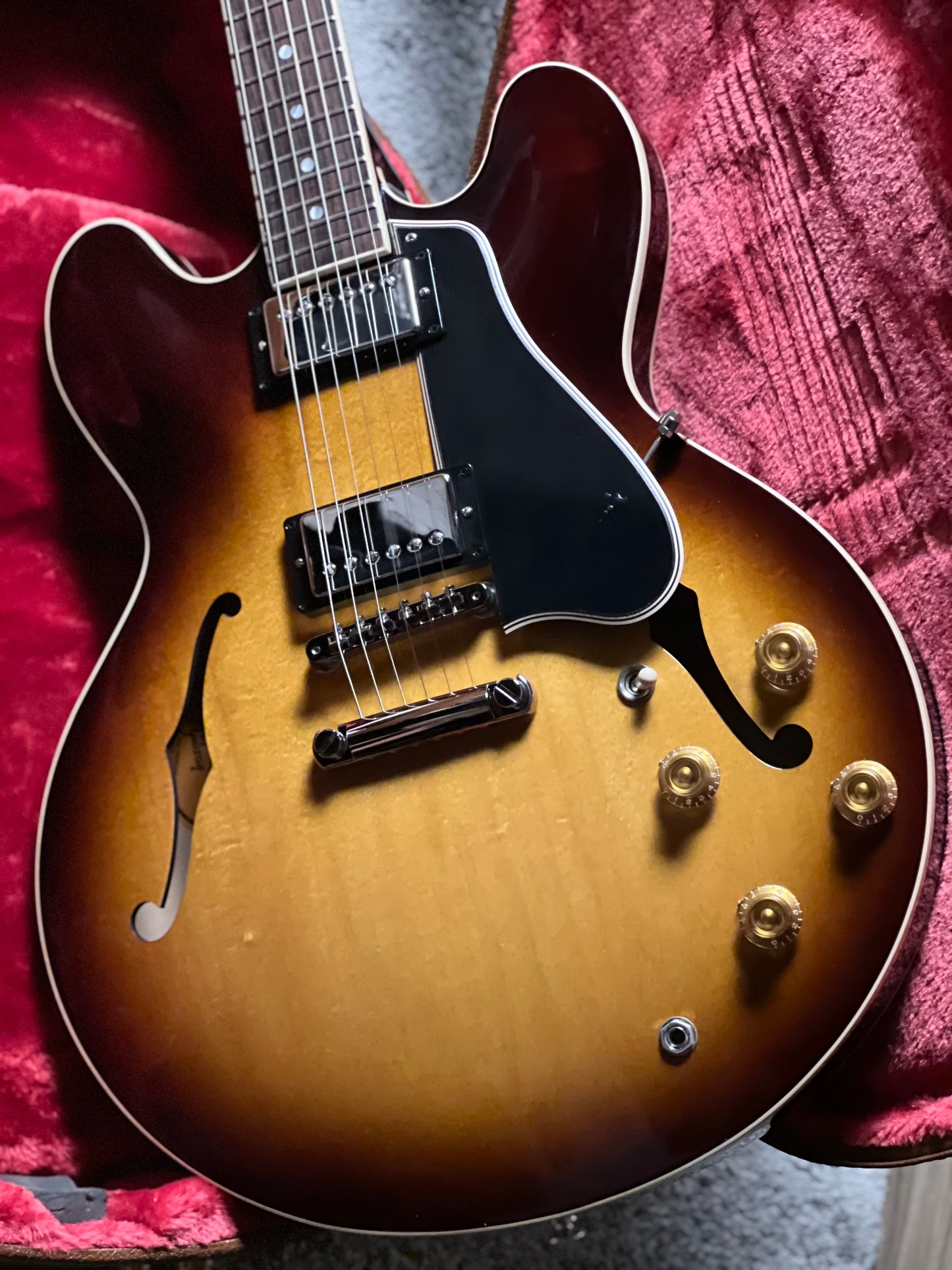 Gibson ES-335 '50s Semi-Hollow Electric Guitar in Vintage Tobacco Burst 205860058