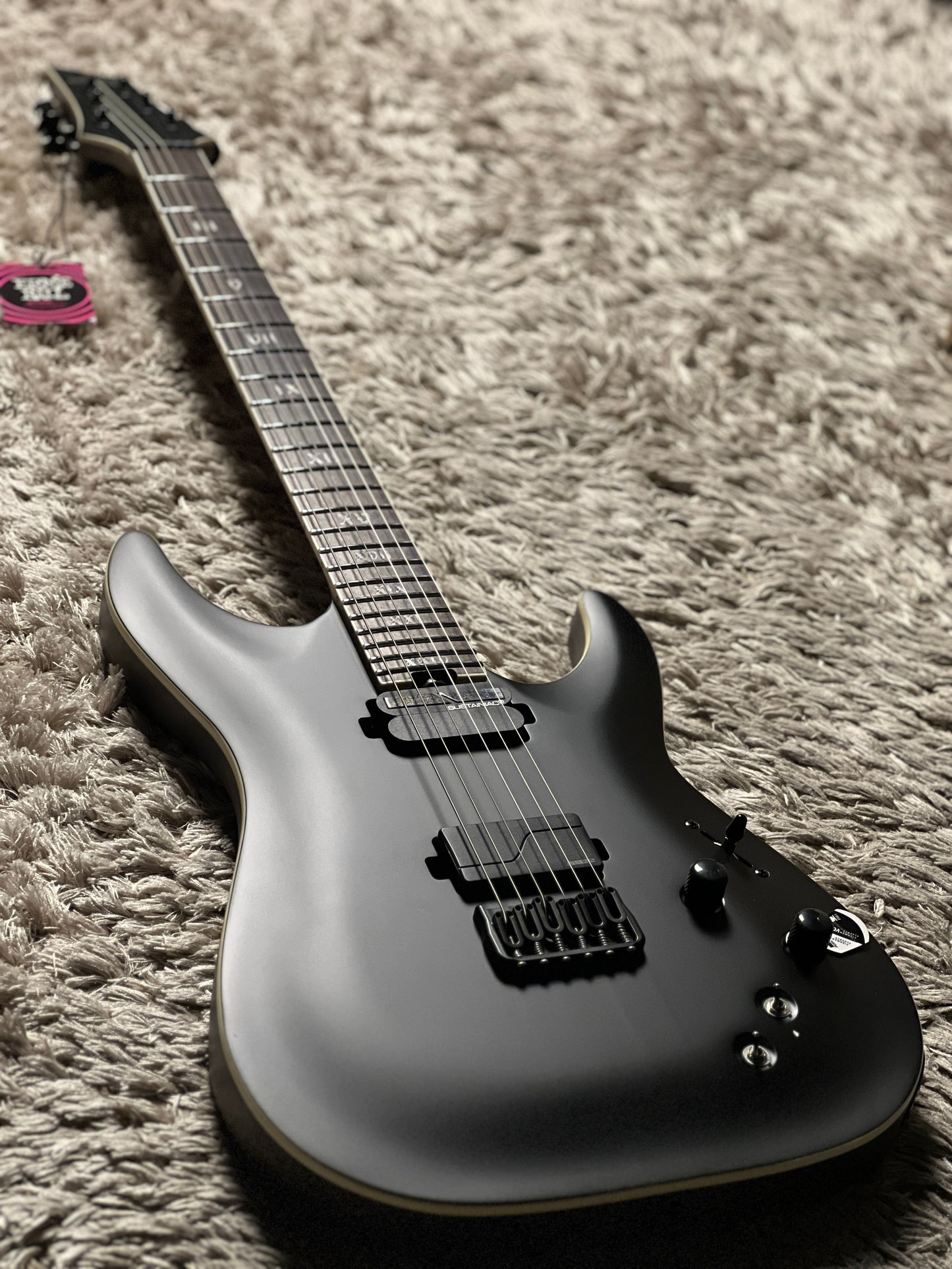 Schecter C-1 HT S SLS Evil Twin in Satin Black