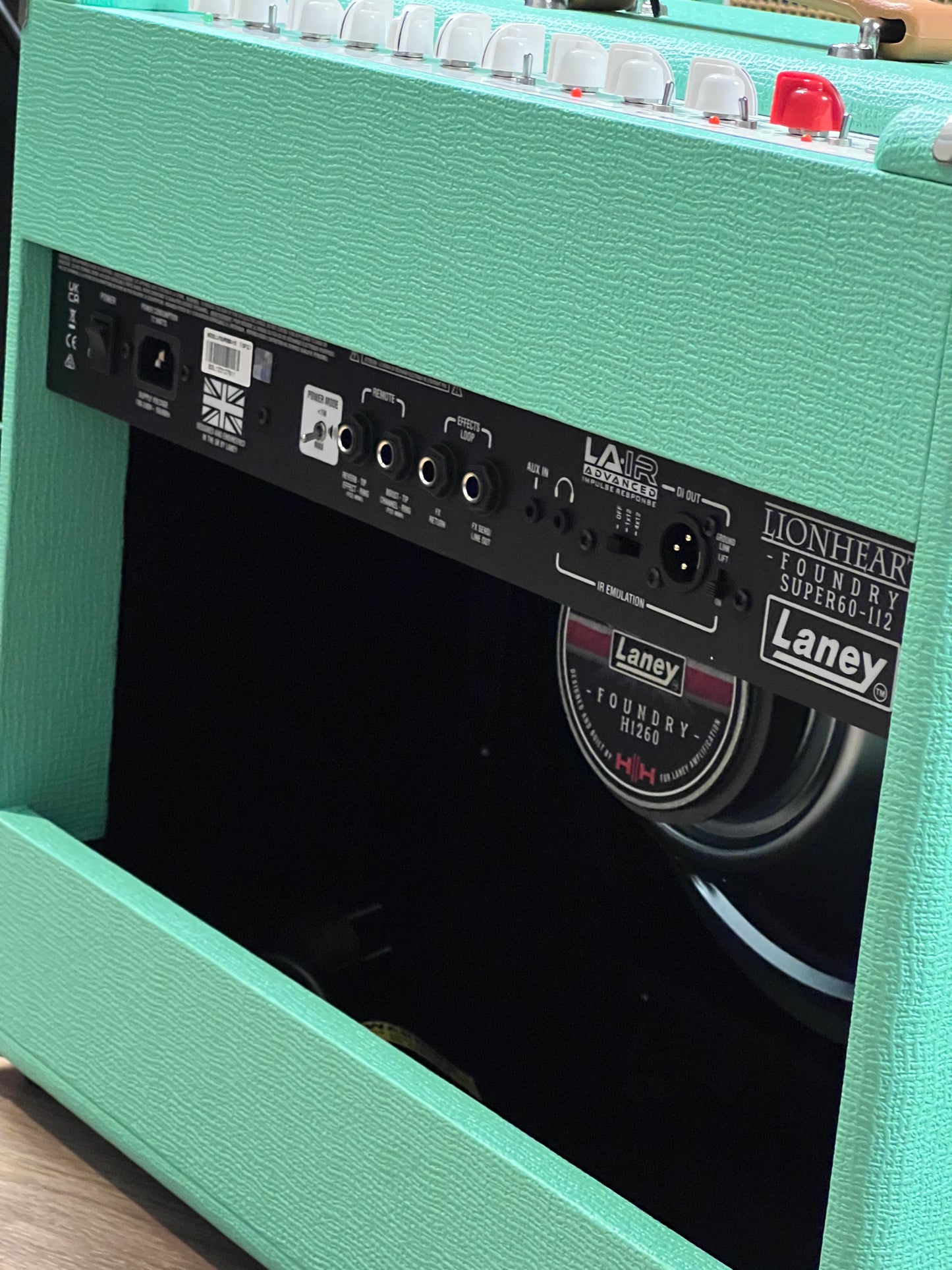 Laney LF 60-112 60-watt 1 x 12-inch Solid-state Combo Amplifier in Seafoam Green