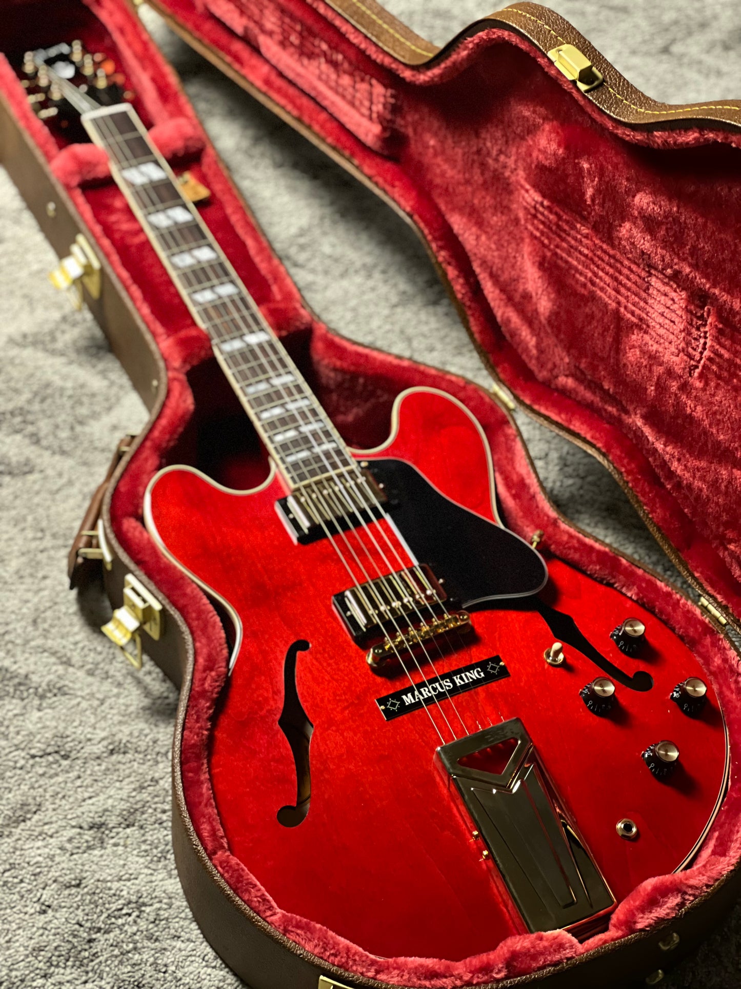 Gibson Marcus King ES-345 Semi-Hollow Electric Guitar in Sixties Cherry 207760041