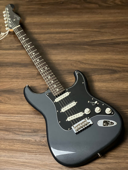 Fender MIJ FSR Collection Hybrid II Stratocaster with RW FB in Charcoal Frost Metallic