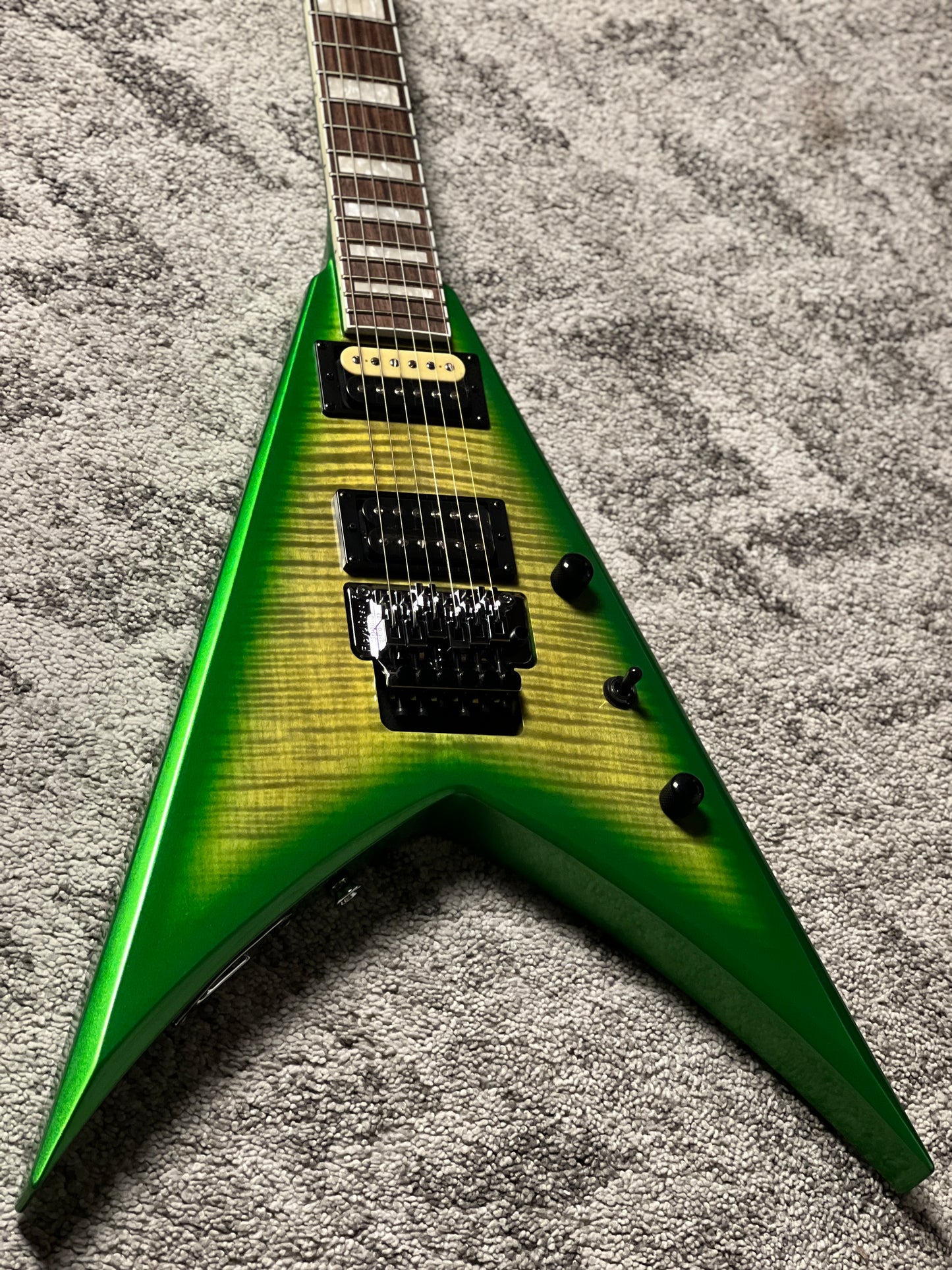 Jackson X Series Signature Scott Ian King V with RS FB in Baldini