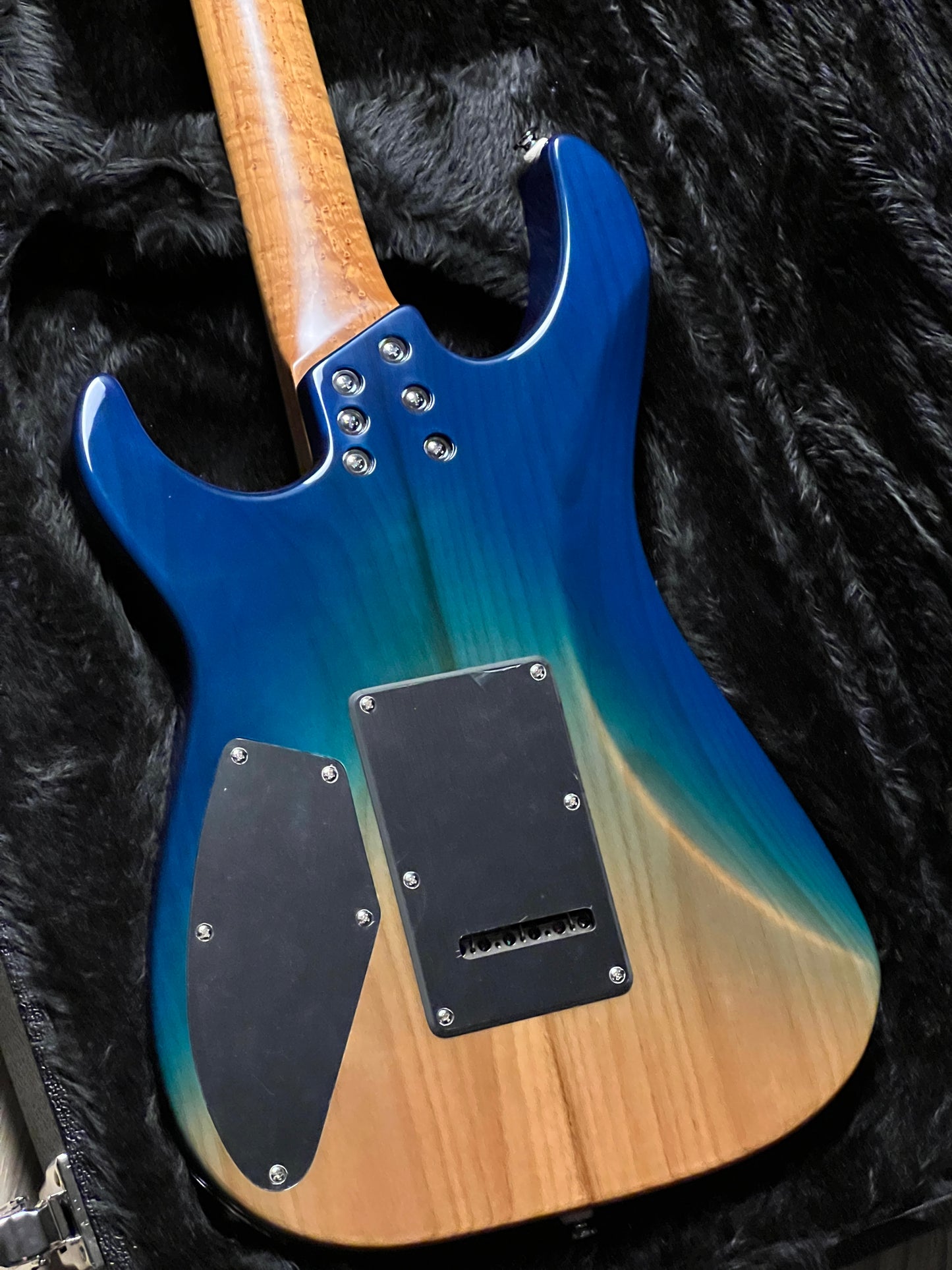Shijie JF-PEGASUS 22 HSS Custom Shop in Transparent Blue Burst 2416