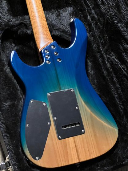 Shijie JF-PEGASUS 22 HSS Custom Shop in Transparent Blue Burst 2416