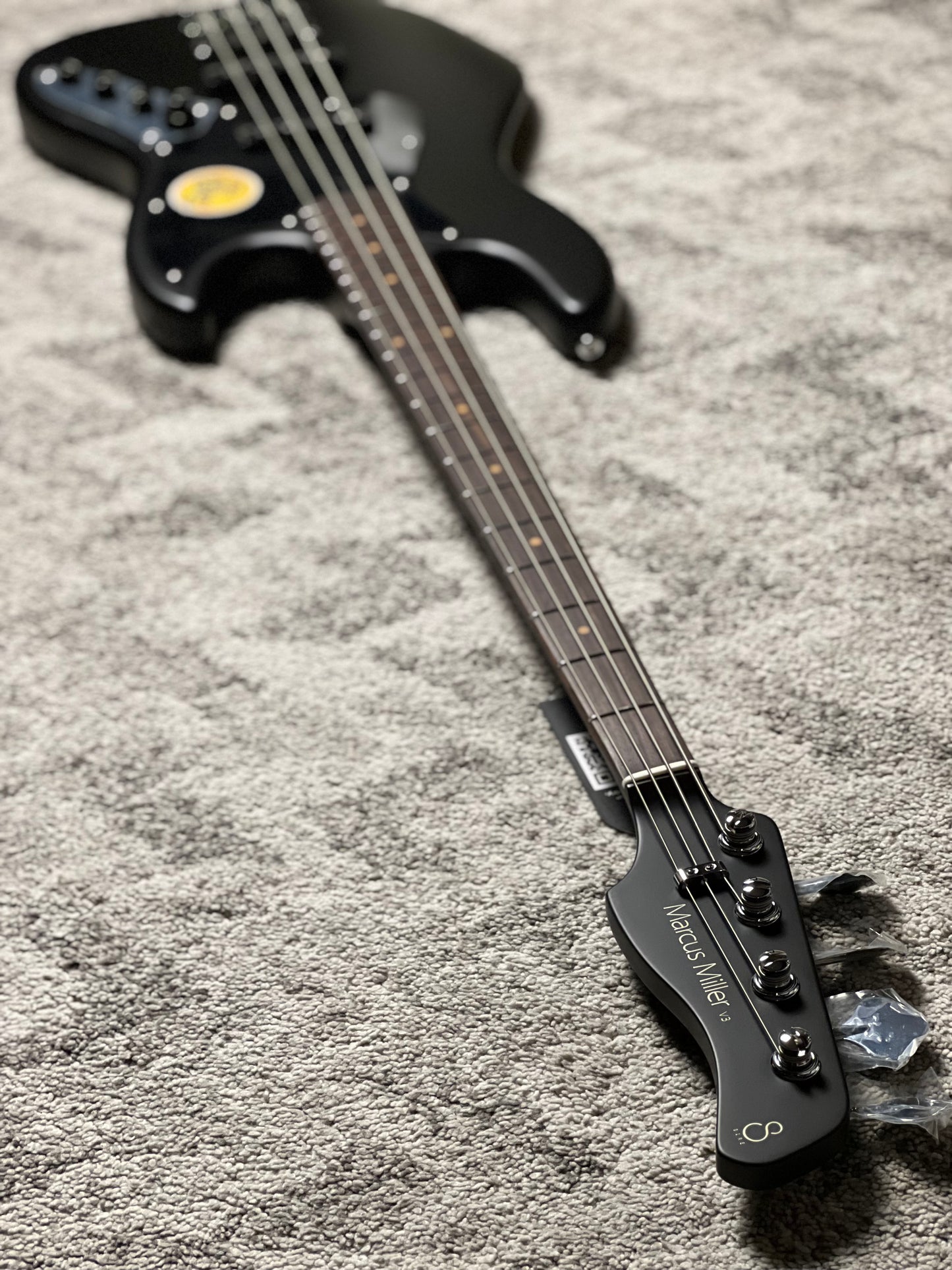 Sire Marcus Miller V3-4 New Gen Electric Bass Guitar in Black Satin