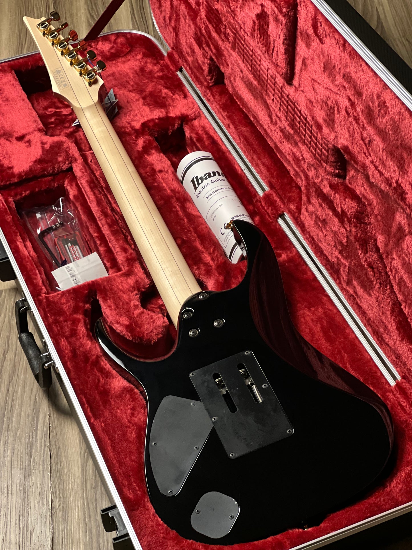Ibanez Axion Label RGA622XH w/Case in Black F2524390
